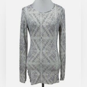 O'neill 365 Training Top Womens Printed Long Sleeve Fitted Thumbholes Size XL